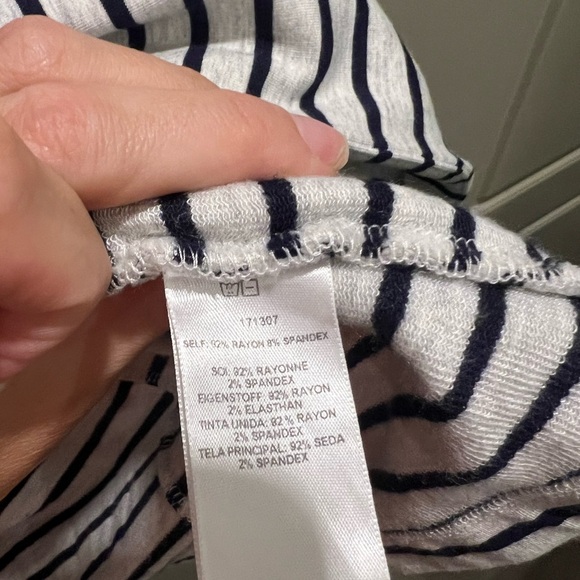 Anthropologie Dolan Black and White Striped Blazer - Picture 3 of 4